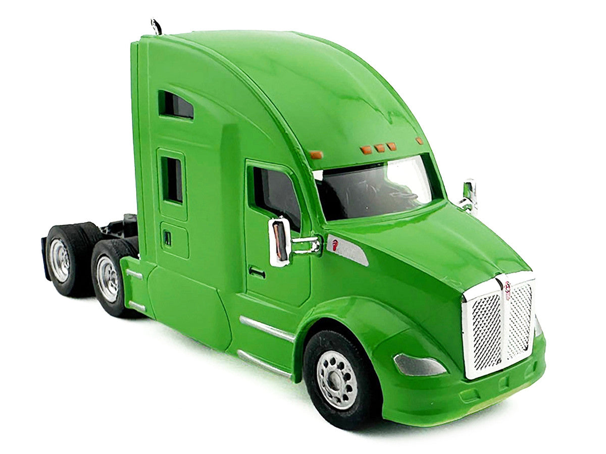 Kenworth T680 Sleeper Cab Lime Green 1/87 (HO) Plastic Model Car by HO Logistics LuxuryLifeWay Online Store
