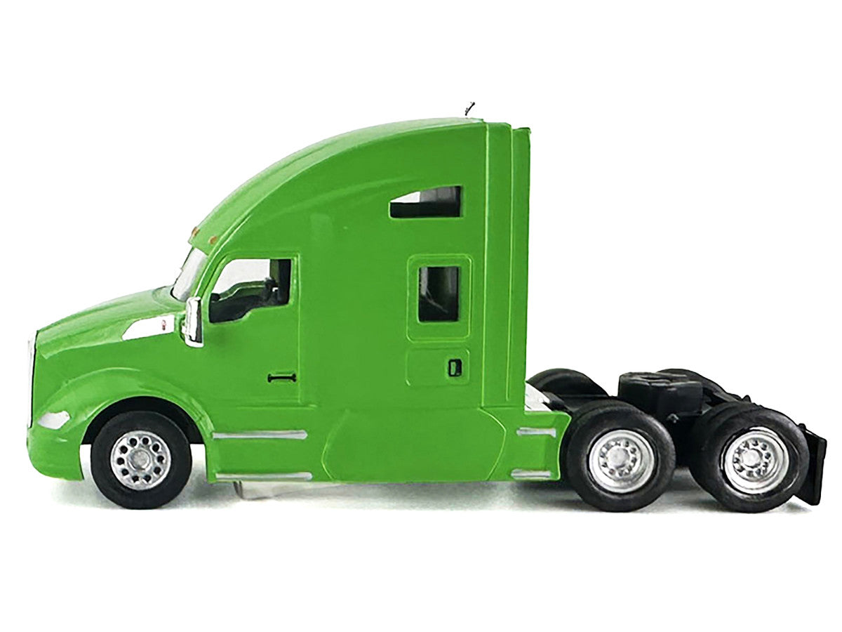 Kenworth T680 Sleeper Cab Lime Green 1/87 (HO) Plastic Model Car by HO Logistics LuxuryLifeWay Online Store