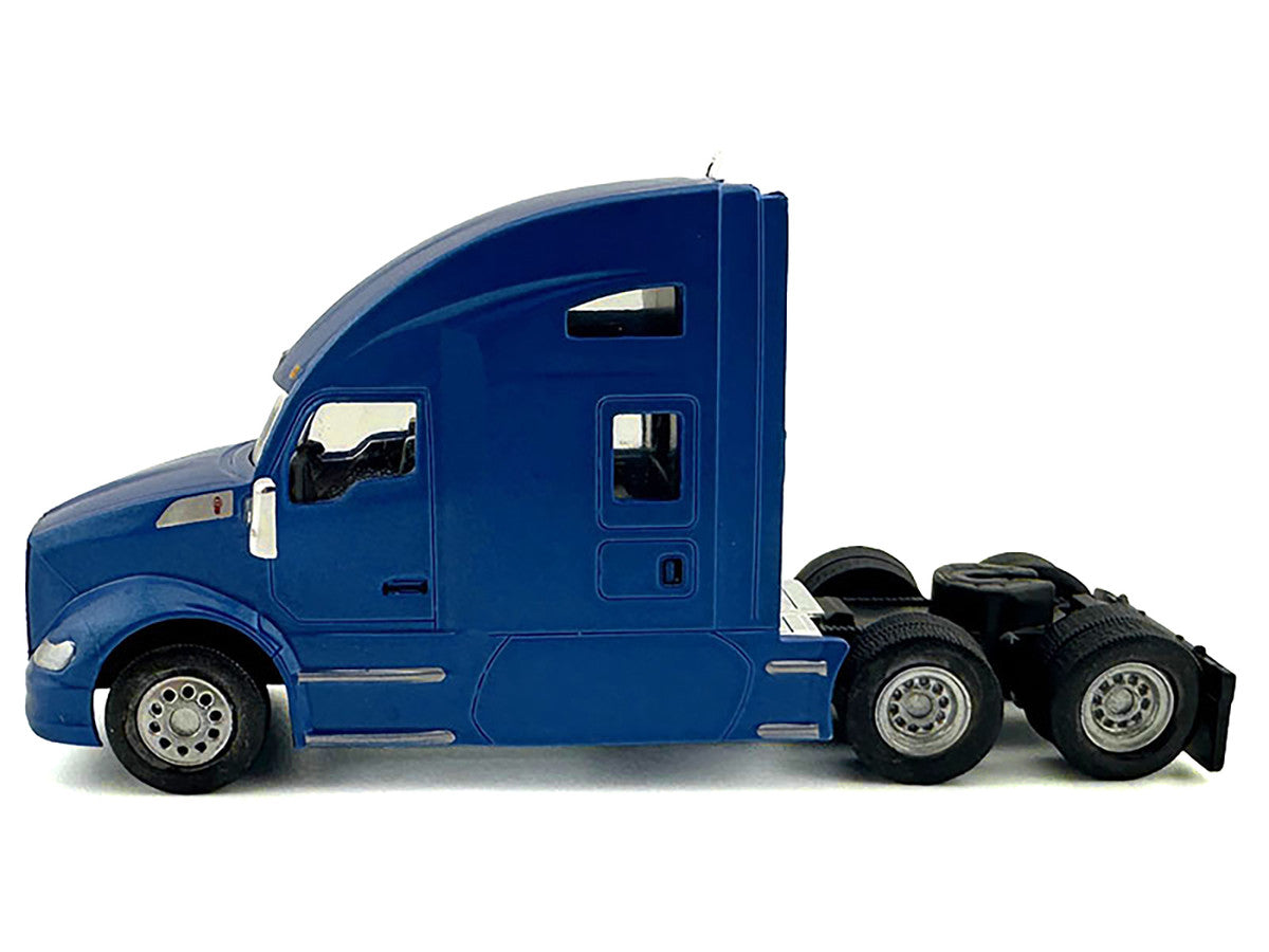 Kenworth T680 Sleeper Cab Blue Metallic 1/87 (HO) Plastic Model Car by HO Logistics LuxuryLifeWay Online Store