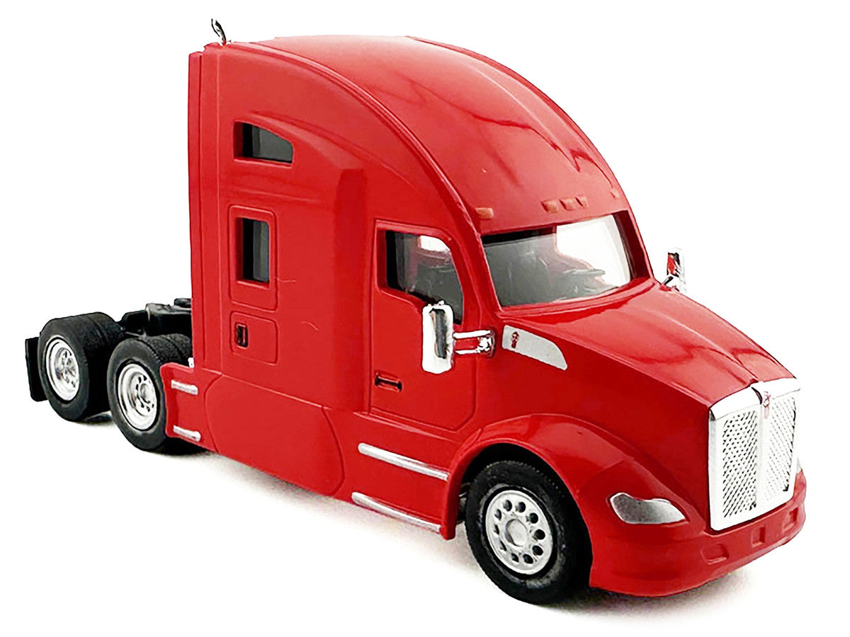 Kenworth T680 Sleeper Cab Red 1/87 (HO) Plastic Model Car by HO Logistics LuxuryLifeWay Online Store