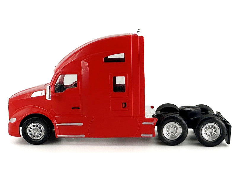 Kenworth T680 Sleeper Cab Red 1/87 (HO) Plastic Model Car by HO Logistics LuxuryLifeWay Online Store