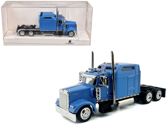 Kenworth W900L Truck Tractor with Sleeper Cab Baby Blue 1/87 (HO) Scale Plastic Model Car by HO Logistics LuxuryLifeWay Online Store