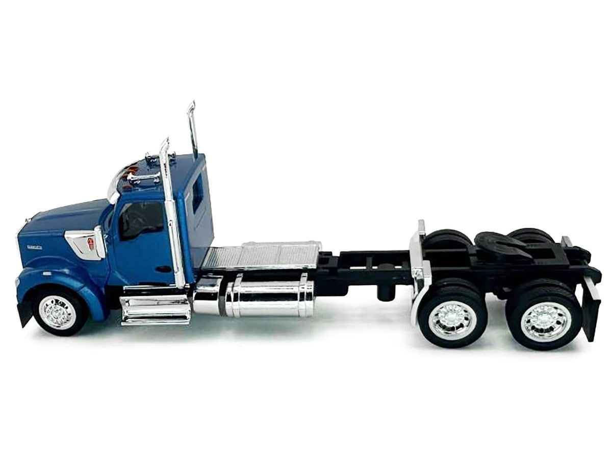 Kenworth W990 2-Axel Day Cab Blue Metallic 1/87 (HO) Plastic Model Car by HO Logistics LuxuryLifeWay Online Store