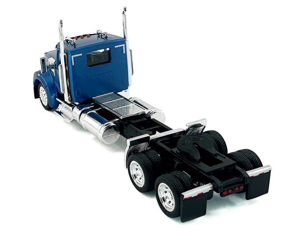 Kenworth W990 2-Axel Day Cab Blue Metallic 1/87 (HO) Plastic Model Car by HO Logistics LuxuryLifeWay Online Store