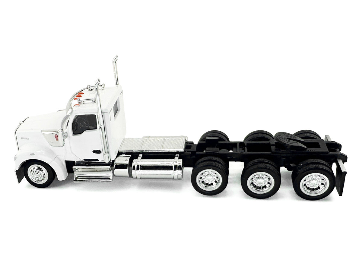 Kenworth W990 3-Axel Day Cab White 1/87 (HO) Plastic Model Car by HO Logistics LuxuryLifeWay Online Store