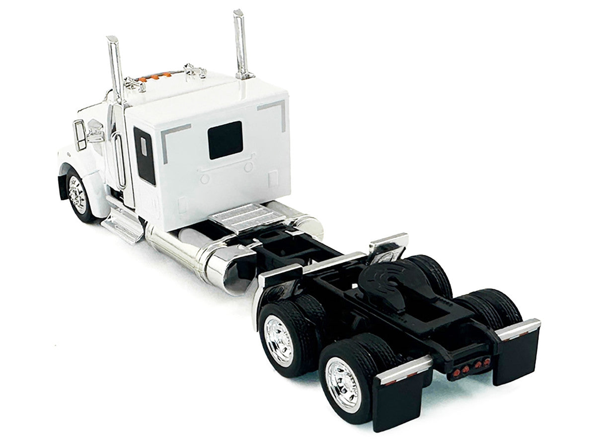 Kenworth W990 with Flat Top Sleeper Cab White 1/87 (HO) Plastic Model Car by HO Logistics LuxuryLifeWay Online Store