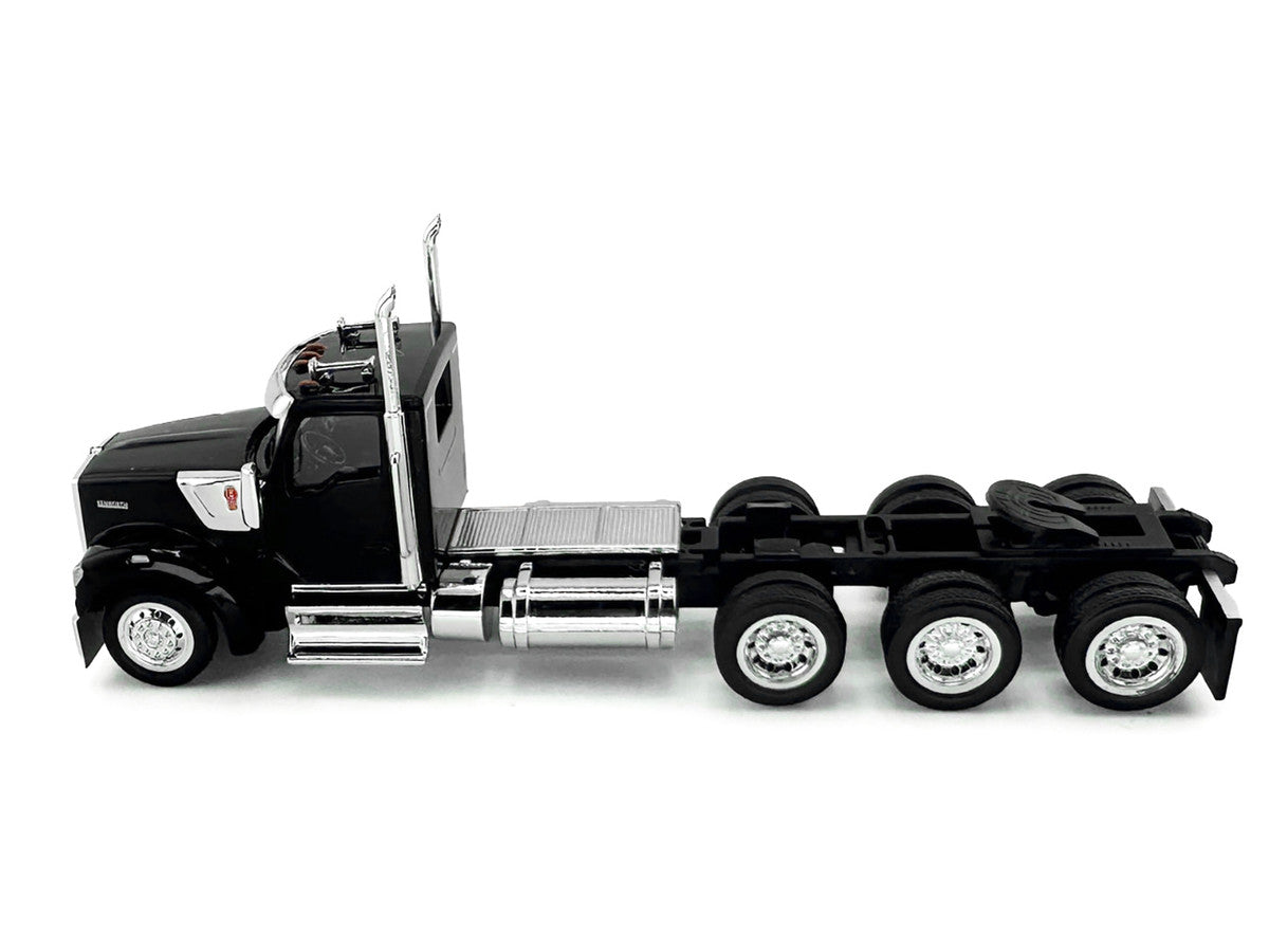 Kenworth W990 3-Axel Day Cab Black 1/87 (HO) Plastic Model Car by HO Logistics LuxuryLifeWay Online Store