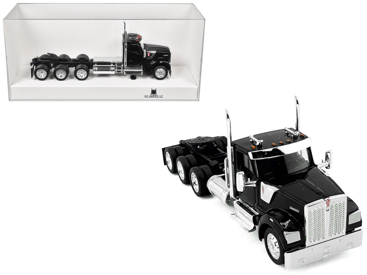 Kenworth W990 3-Axel Day Cab Black 1/87 (HO) Plastic Model Car by HO Logistics LuxuryLifeWay Online Store