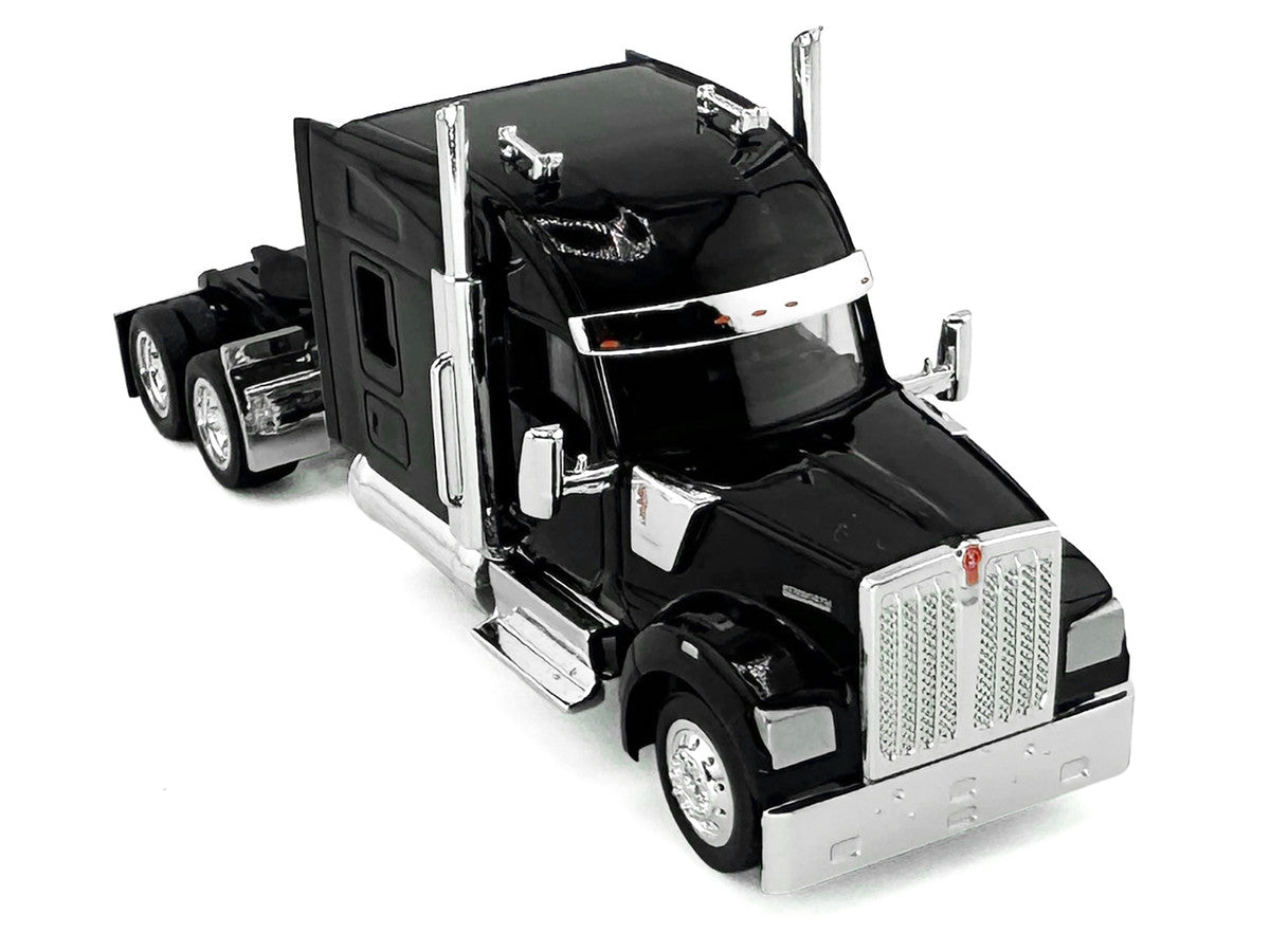 Kenworth W990 with Stand Up Sleeper Cab Black 1/87 (HO) Plastic Model Car by HO Logistics LuxuryLifeWay Online Store