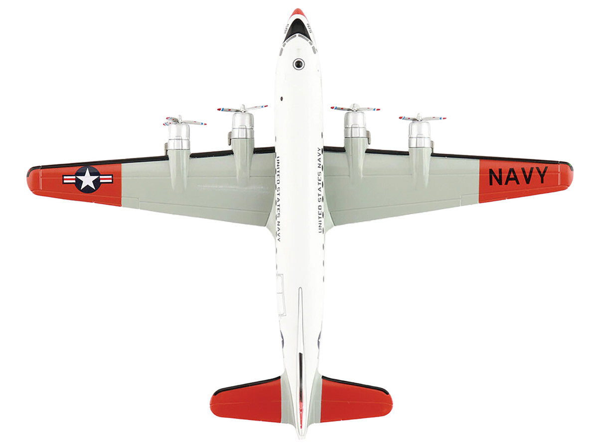 Douglas C-54Q Skymaster Transport Aircraft "US Navy Test Pilot School" (1973) United States Navy "Airliner Series" 1/200 Diecast Model by Hobby Master LuxuryLifeWay Online Store
