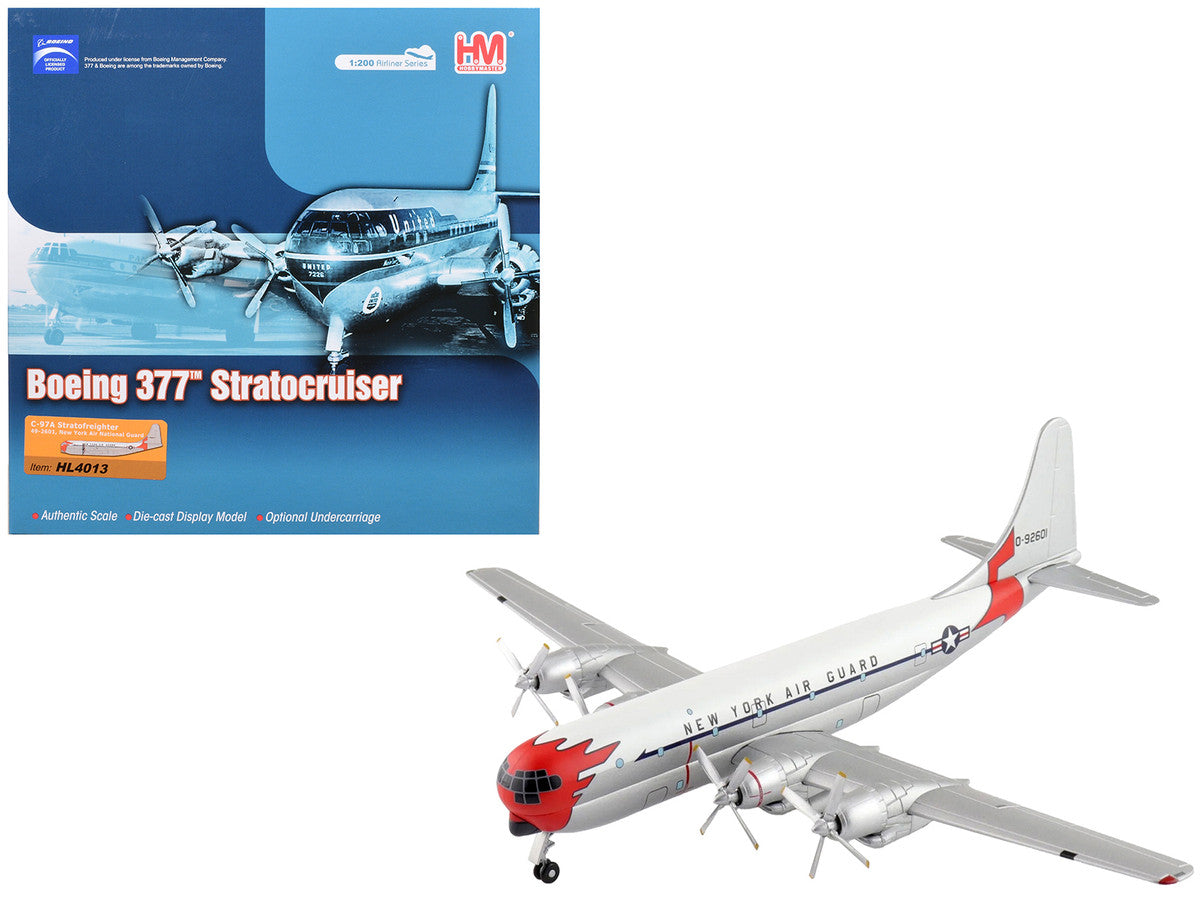 Boeing 377 C-97A Stratofreighter Transport Aircraft "49-2601 New York Air National Guard" United States Air Force "Airliner Series" 1/200 Diecast Model by Hobby Master LuxuryLifeWay Online Store