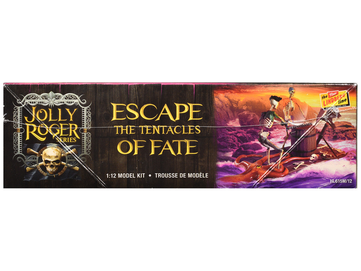 Skill 2 Model Kit Jolly Roger Series "Escape the Tentacles of Fate" Diorama Set 1/12 Scale Model by Lindberg LuxuryLifeWay Online Store