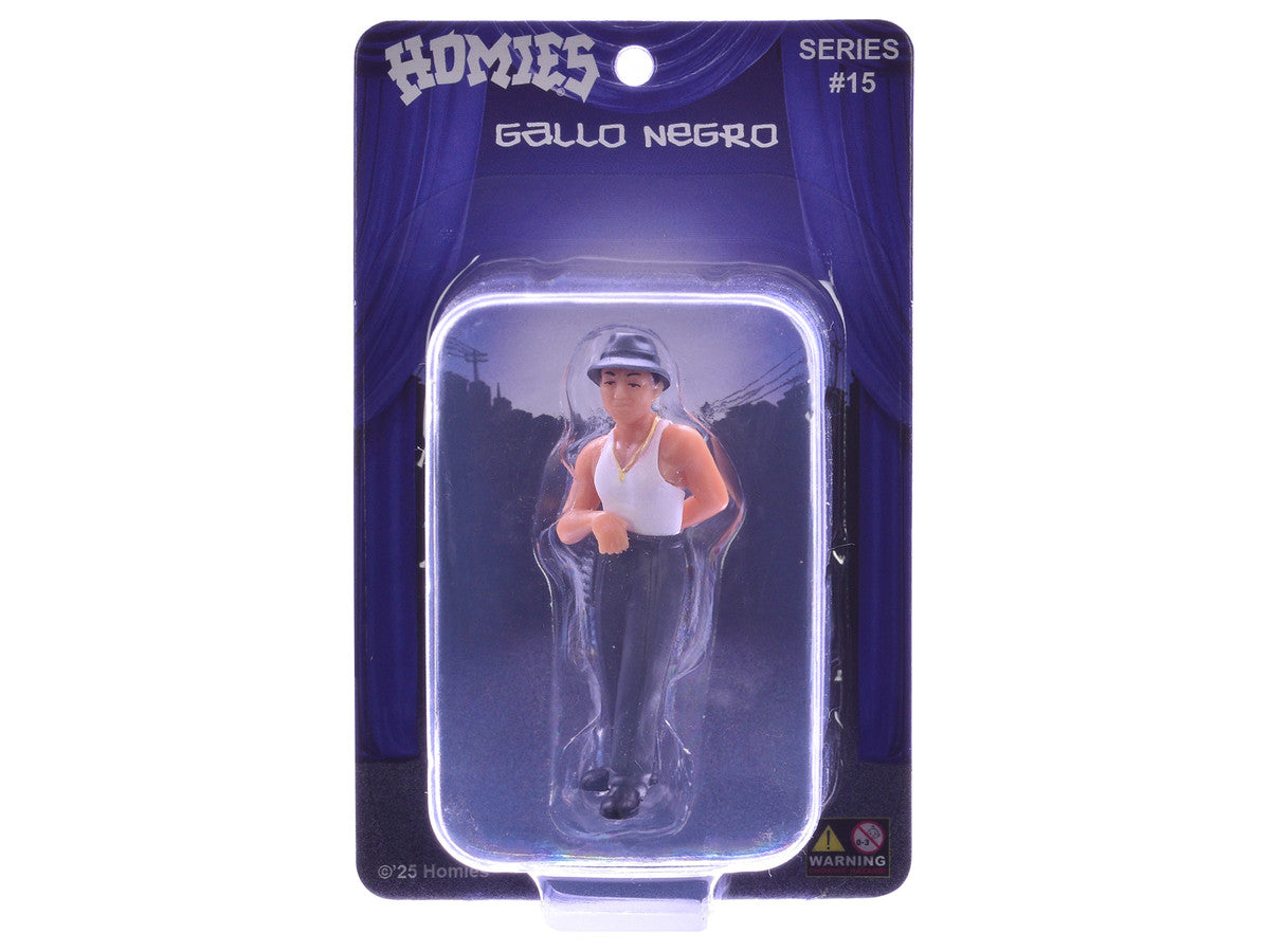 Gallo Negro 1.75" Figure "Special Release" #1 Series 15 Model by Homies LuxuryLifeWay Online Store