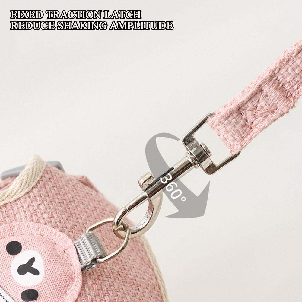 Cat Dog Harness with Lead Leash Adjustable Vest Mesh Breathable Adjustable Chest Harness Outdoor Walking Cat Pet Supplies Pi-Mart