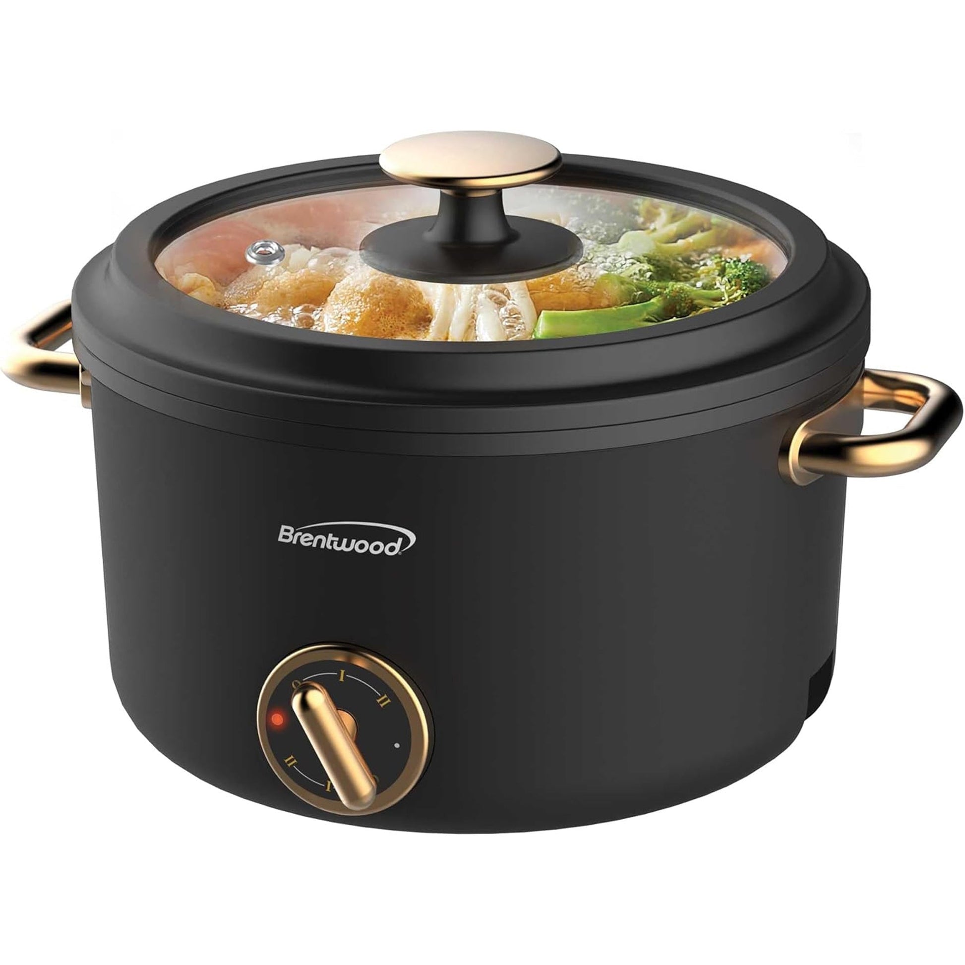 Brentwood 2.5 Liter Multi-Function Electric Hot Pot Cooker in Black LuxuryLifeWay Online Store