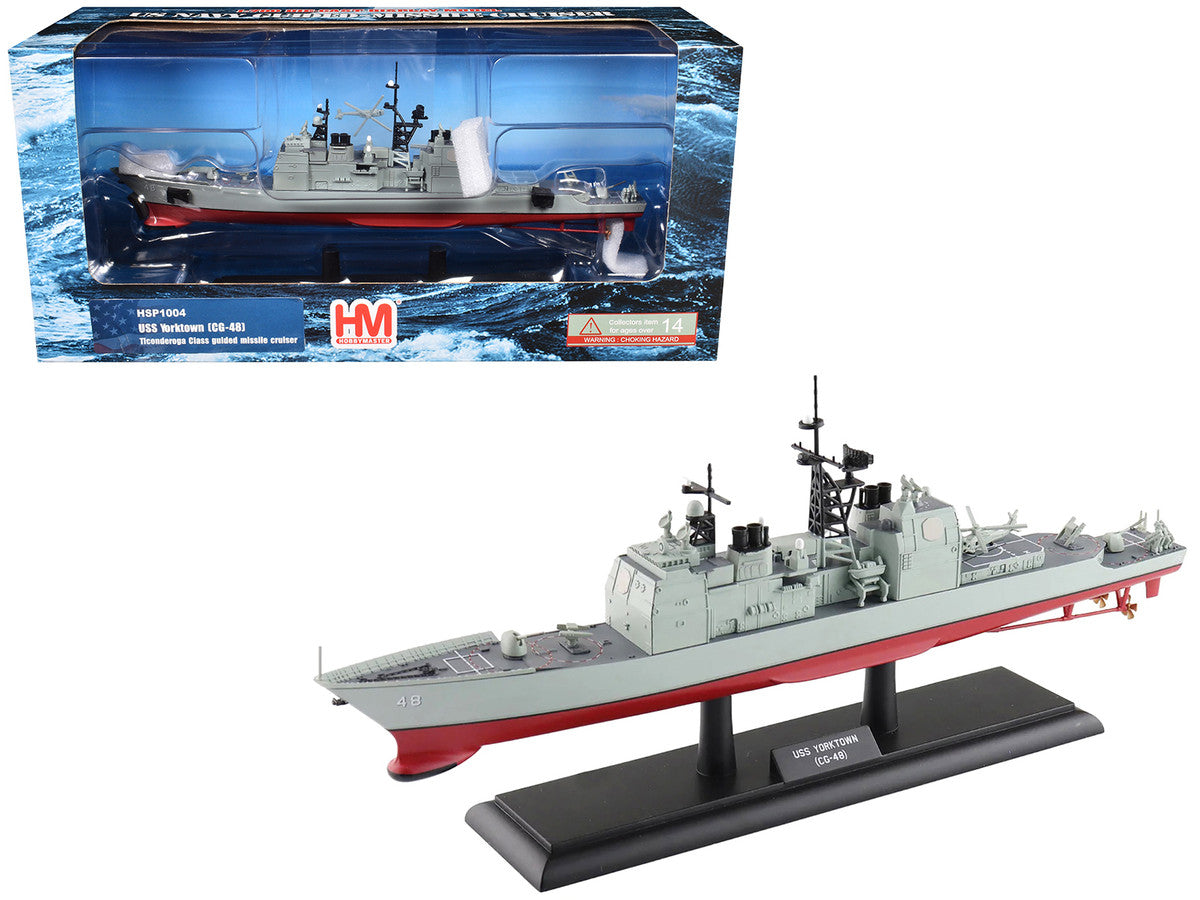 USS Yorktown (CG-48) Ticonderoga Class Guided Missile Cruiser "US Navy" 1/700 Diecast Model by Hobby Master LuxuryLifeWay Online Store