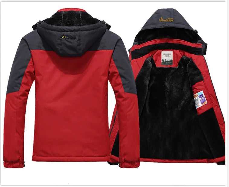 Winter Parka Men Windbreak Plus Thick Warm Windproof Fur Coats Male Military Hooded Anorak Jackets Men's Winter Jackets Pi-Mart