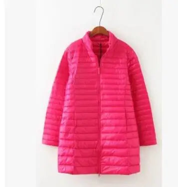 SEDUTMO Winter Down Jackets Women Long Ultra Light Duck Down Coat Slim Puffer Jacket  Autumn Parkas ED619 LadyShow.Store