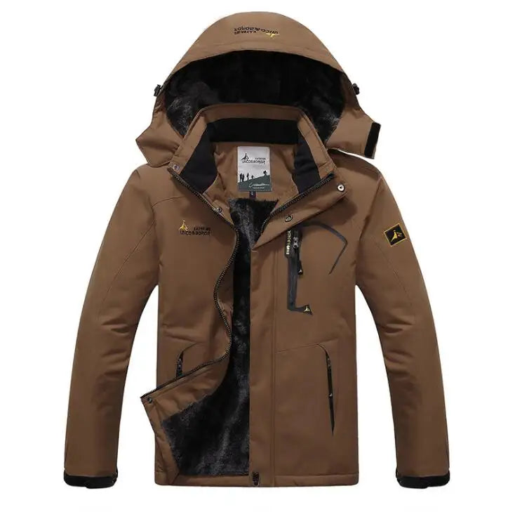 Winter Parka Men Windbreak Plus Thick Warm Windproof Fur Coats Male Military Hooded Anorak Jackets Men's Winter Jackets Pi-Mart