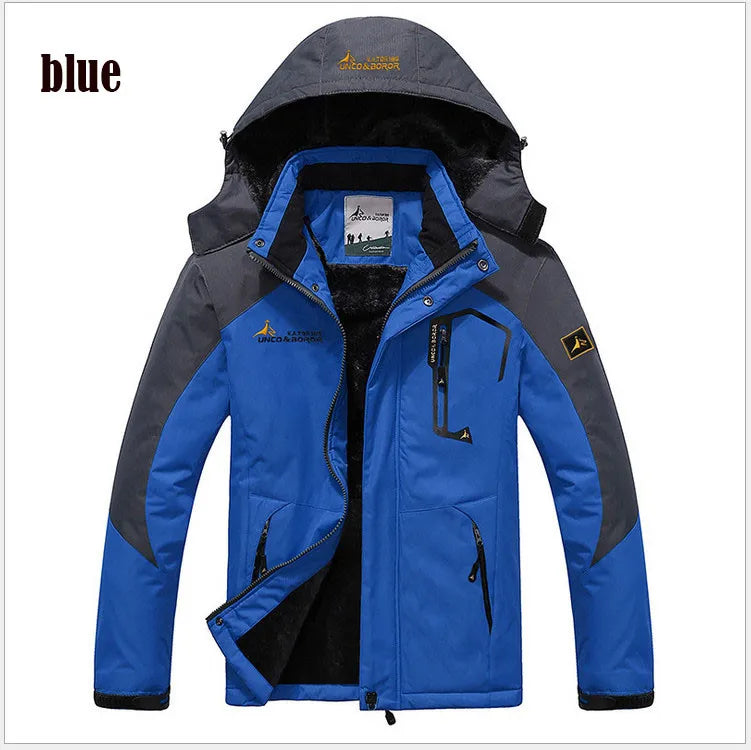 Winter Parka Men Windbreak Plus Thick Warm Windproof Fur Coats Male Military Hooded Anorak Jackets Men's Winter Jackets Pi-Mart