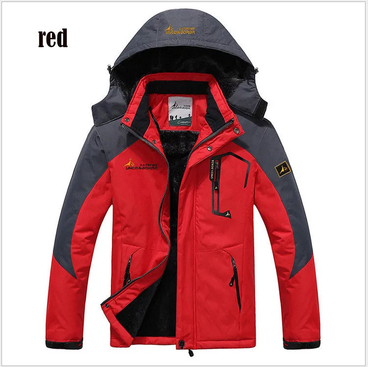 Winter Parka Men Windbreak Plus Thick Warm Windproof Fur Coats Male Military Hooded Anorak Jackets Men's Winter Jackets Pi-Mart