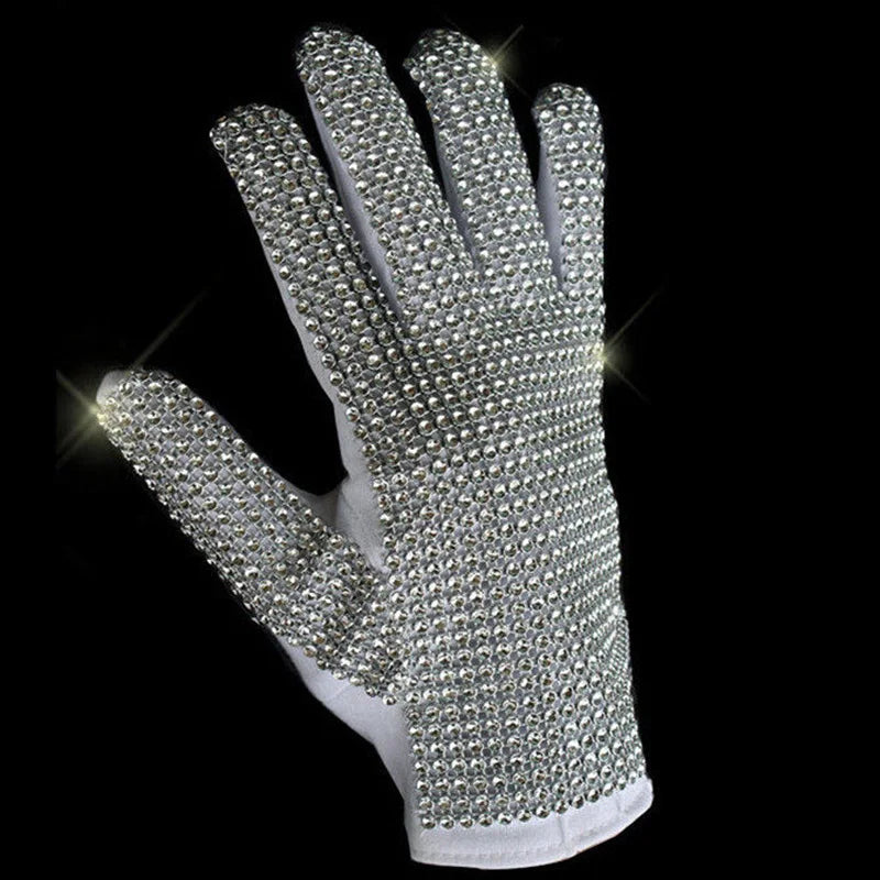 Impersonator Michael Joseph Jackson Costumes Jacket Sequies Black Shining Jacket Pi-Mart
