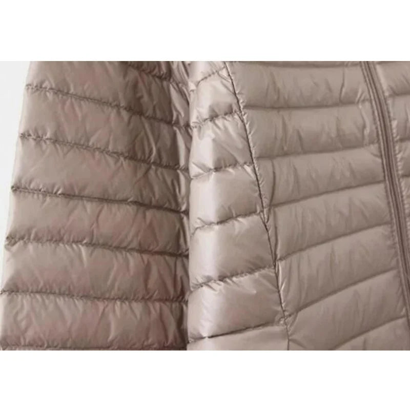 SEDUTMO Winter Down Jackets Women Long Ultra Light Duck Down Coat Slim Puffer Jacket  Autumn Parkas ED619 LadyShow.Store