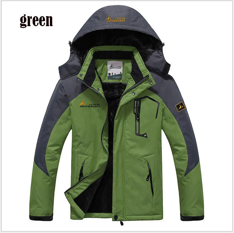 Winter Parka Men Windbreak Plus Thick Warm Windproof Fur Coats Male Military Hooded Anorak Jackets Men's Winter Jackets Pi-Mart