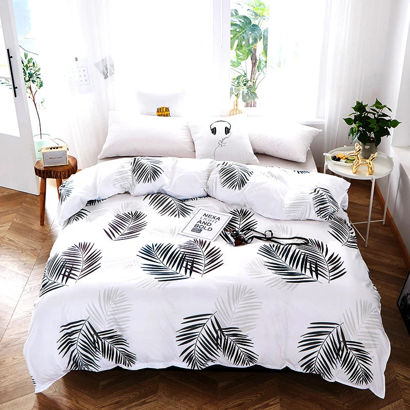 New Product 1pc 100%Polyester Pastoral Style Flowers Colorful Printed Duvet Cover Pi-Mart