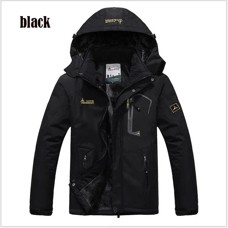 Winter Parka Men Windbreak Plus Thick Warm Windproof Fur Coats Male Military Hooded Anorak Jackets Men's Winter Jackets Pi-Mart