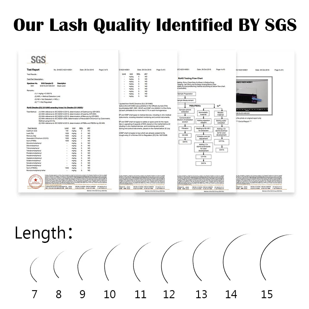 NAGARAKU 16Rows Classic Individual Eyelash Extension Lashes Matte Black Professional Soft Natural LadyShow.Store