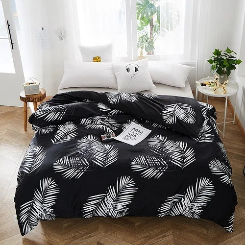 New Product 1pc 100%Polyester Pastoral Style Flowers Colorful Printed Duvet Cover Pi-Mart