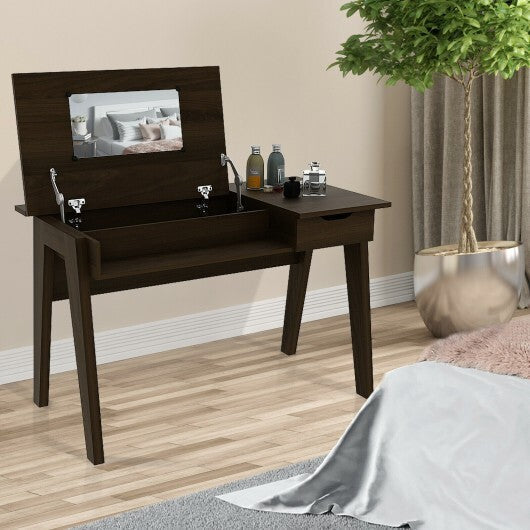 Dressing Table with Flip Mirror and Storage Drawer LuxuryLifeWay Online Store