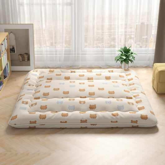 Foldable Futon Mattress with Washable Cover and Carry Bag for Camping-Full Size LuxuryLifeWay Online Store