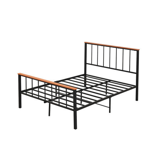 Bed Frame with Headboard and Footboard-Full Size LuxuryLifeWay Online Store