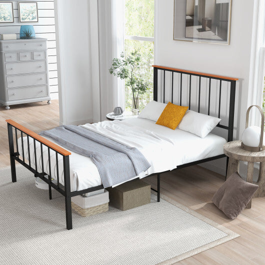 Bed Frame with Headboard and Footboard-Full Size LuxuryLifeWay Online Store