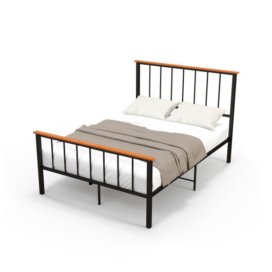 Bed Frame with Headboard and Footboard-Full Size LuxuryLifeWay Online Store