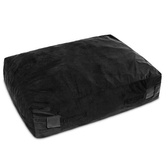 47 x 35.5 Inch Crash Pad Sensory Mat with Foam Blocks and Washable Cover-Black LuxuryLifeWay Online Store