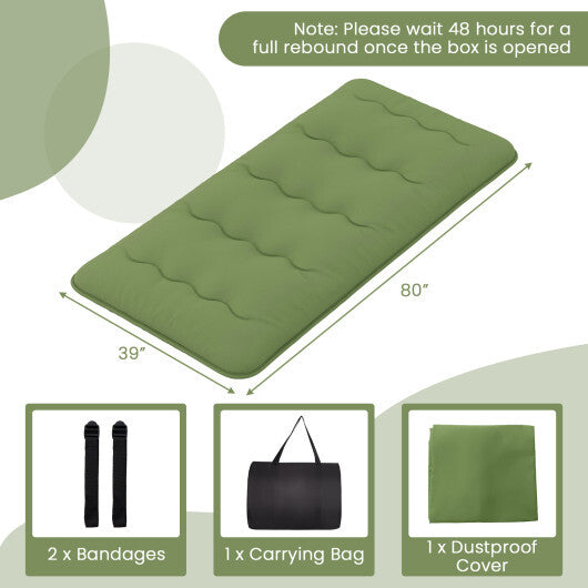 Floor Mattress with Washable Cover and Carry Bag-Full Size LuxuryLifeWay Online Store