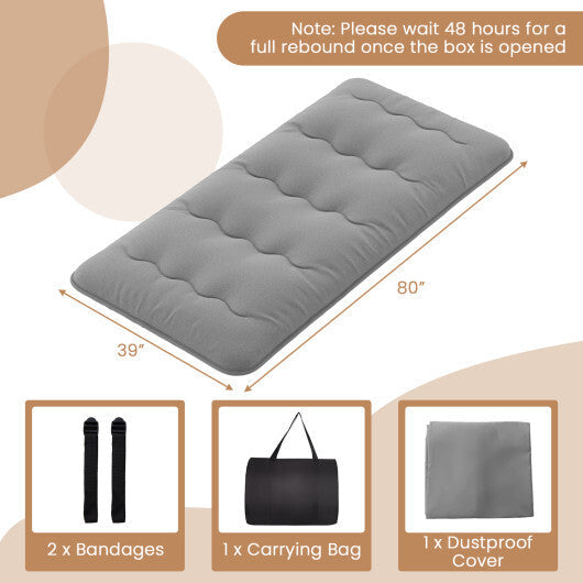 Futon Mattress with Washable Cover and Carry Bag-Full Size LuxuryLifeWay Online Store