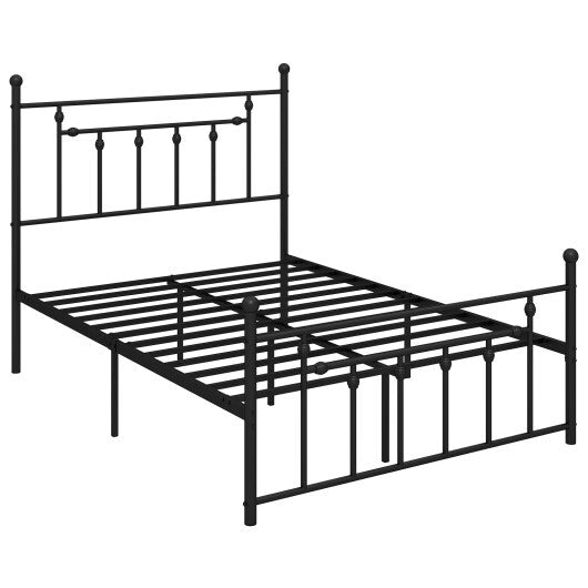 Full/Queen/Twin Size Heavy-duty Metal Bed Frame with Headboard-Twin Size LuxuryLifeWay Online Store