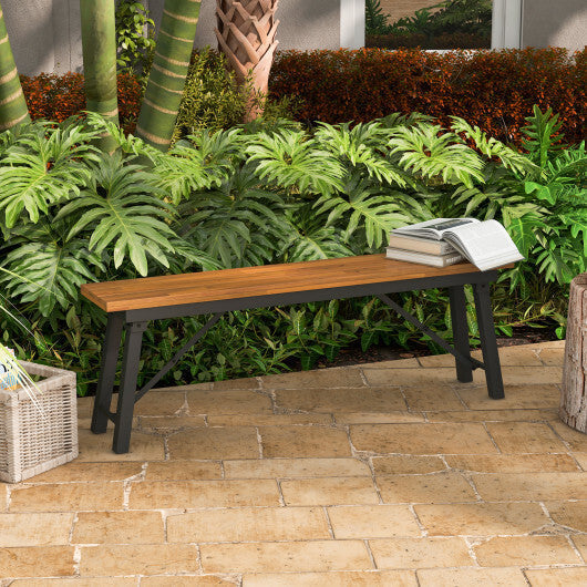 Folding Picnic Bench Set Rectangular Acacia Wood Dining Camping BBQ Benches LuxuryLifeWay Online Store