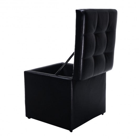 16 Inch Ottoman Pouffe Storage Box Lounge Seat Footstools LuxuryLifeWay Online Store