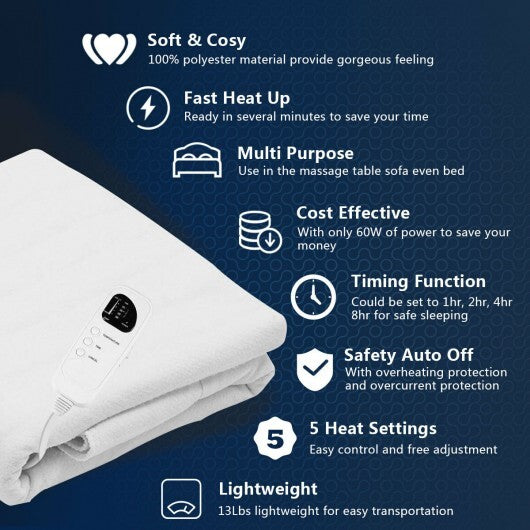 Digital Auto Overheat Protection Massage Table Warmer LuxuryLifeWay Online Store