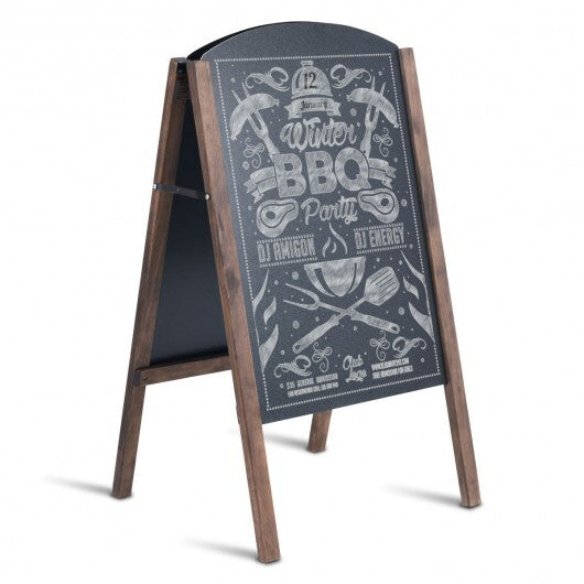 31.5 Inch Wood A-Frame Sidewalk Signage Chalkboard LuxuryLifeWay Online Store
