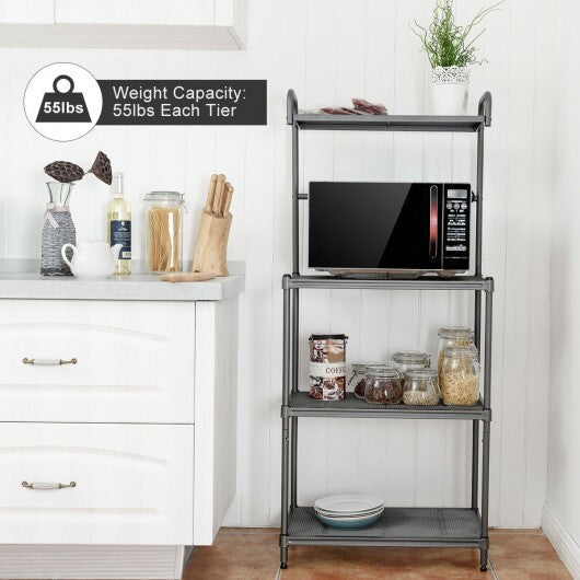 4-Tier Baker's Rack Stand Shelves Kitchen Storage Rack Organizer LuxuryLifeWay Online Store