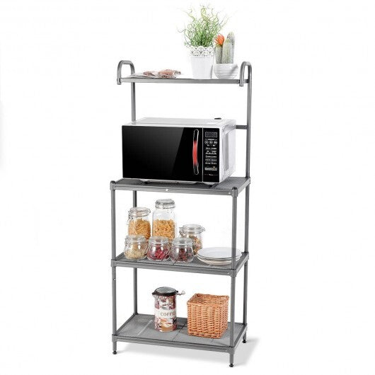4-Tier Baker's Rack Stand Shelves Kitchen Storage Rack Organizer LuxuryLifeWay Online Store