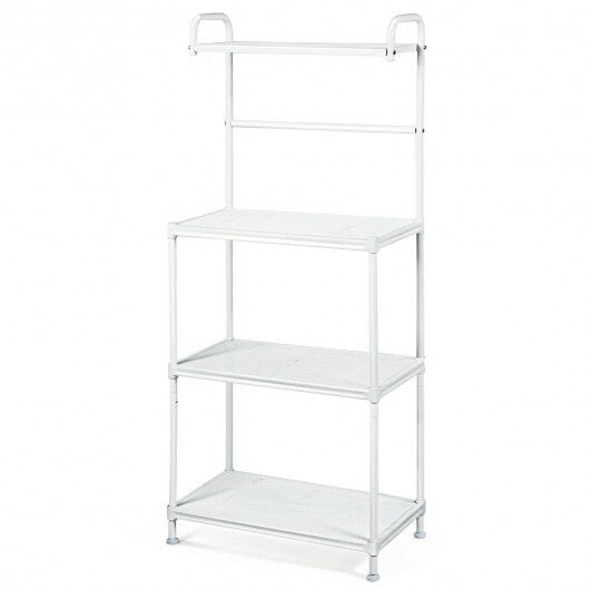 4-Tier Baker's Rack Stand Shelves Kitchen Storage Rack Organizer LuxuryLifeWay Online Store