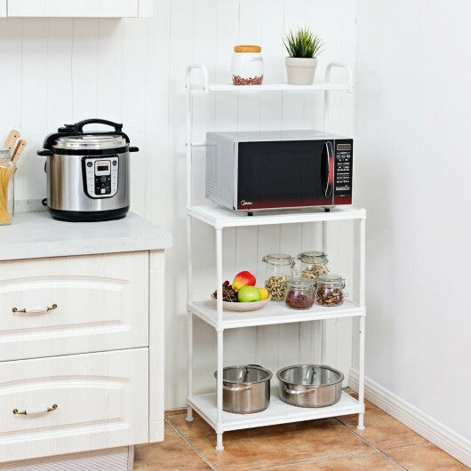 4-Tier Baker's Rack Stand Shelves Kitchen Storage Rack Organizer LuxuryLifeWay Online Store
