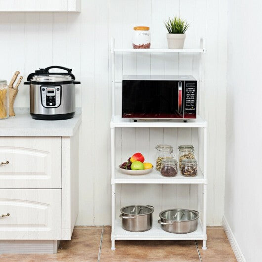 4-Tier Baker's Rack Stand Shelves Kitchen Storage Rack Organizer LuxuryLifeWay Online Store